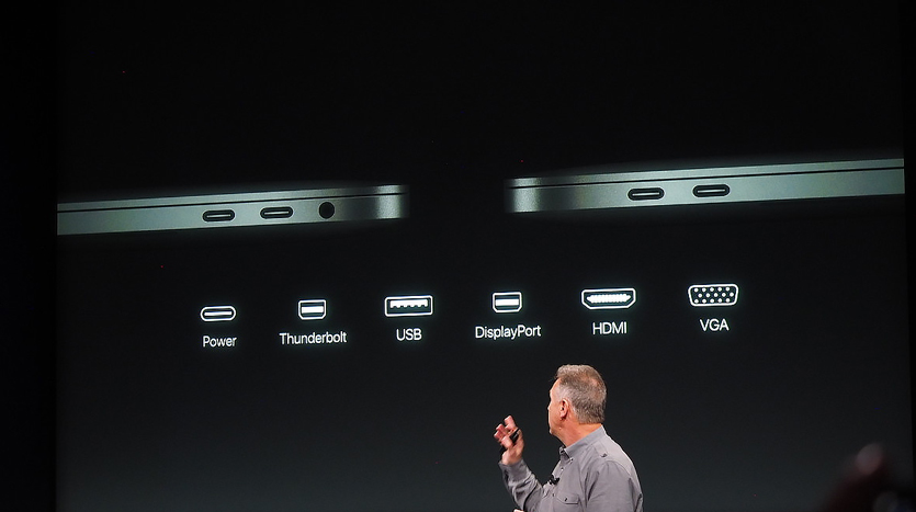 MacBook USB Type-C Slide
