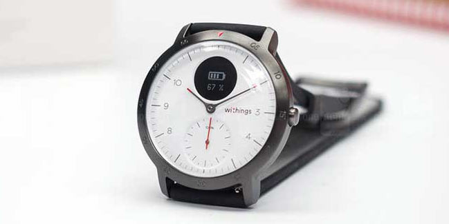 withings steel hr sport white